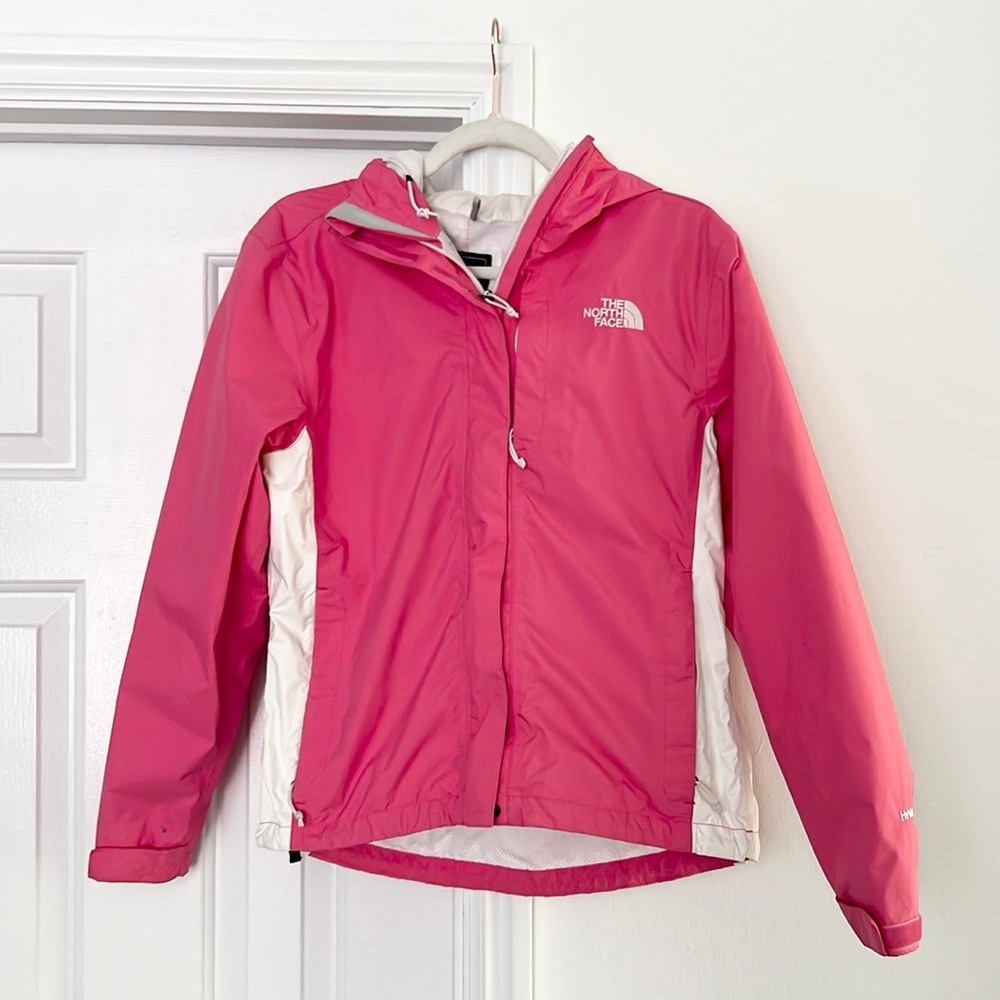 🍎 The North Face ABUK Pink Hyvent Rain Jacket